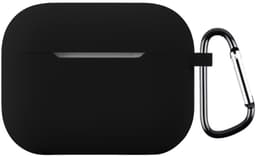 Coverup Hoesje - Geschikt voor AirPods Pro 3 Hoesje - Coverup Siliconen AirPods Case met Sleutelhanger - Zwart — thumbnail 1