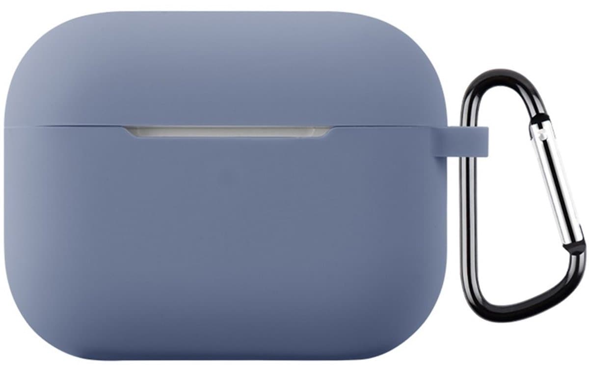 Coverup Hoesje - Geschikt voor AirPods Pro 3 Hoesje - Coverup Siliconen AirPods Case met Sleutelhanger - Grijs — afbeelding 1