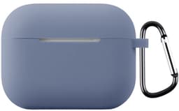 Coverup Hoesje - Geschikt voor AirPods Pro 3 Hoesje - Coverup Siliconen AirPods Case met Sleutelhanger - Grijs — thumbnail 1