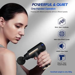 Mini-spiermassagepistool, draagbaar mini-massagepistool, ultra-stil massagepistool voor het verlichten van spierpijn — thumbnail 4