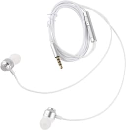 Bedrade oortjes - In Ear Oordopjes - Oortjes met Draad en Microfoon - Extra Bass - 3,5mm Jack Aansluiting - 120cm kabel - 3.5mm Bedrade Premium In-Ear Koptelefoon met Microfoon en Comfortabele Pasvorm - Wit — thumbnail 4