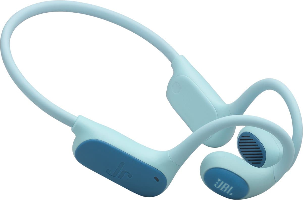 JBL Junior Free - Kinderkoptelefoon Draadloos - Bluetooth - Kindveilig Volume - Open ear - 20 uur - Teal — afbeelding 1