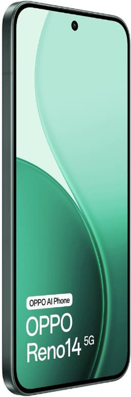OPPO Reno14 5G 12GB/512GB Groen (Luminous Green) Dual SIM — thumbnail 4