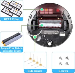 14-delige set - OnderhoudssetAccessoirespakket voor Vervangende onderdelen en accessoiresset voor iRobot Roomba 800 en 900 serie stofzuigers: 860-865-866-870-876-880-886-966-971-976-980-voor robotstofzuiger - roomba onderdelen-Vervangingsonderdelen — thumbnail 5