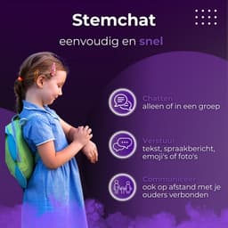 CosmoToys® Smartwatch Kinderen - 4G - GPS Horloge - Kinder Smartwatch - Tracker - Android - Kinderhorloge Jongen & Meisje - Videobellen - Camera - Zwart — thumbnail 4