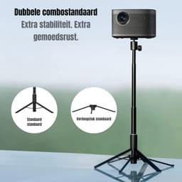 Thuys – Beamer Statief – Beamer Beugel – Projector Statief – 40 x 15 x 7cm – Zwart — thumbnail 3