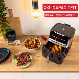 Tefal Easy Fry Smart & Silence XXL EY876D - Stille Airfryer XXL 7L - 1700W - 43 dB - Smart Assist 55+ Programma's - 68% Sneller - Voor 8 Personen — thumbnail 5