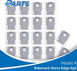 Roborock Qrevo Edge S5A Stofzakken (18 Stuks, Plus.Parts® alternatief voor 8.02.0239) — thumbnail 1