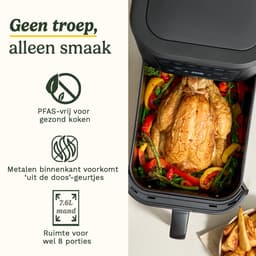 Cuisinart AFS8OBLE Slim heteluchtfriteuse 7,6 L zwart — thumbnail 2