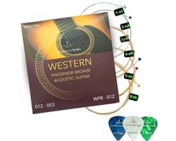 Gitaar snaren akoestische gitaar - Phosphor Bronze - western gitaar - WPB-012