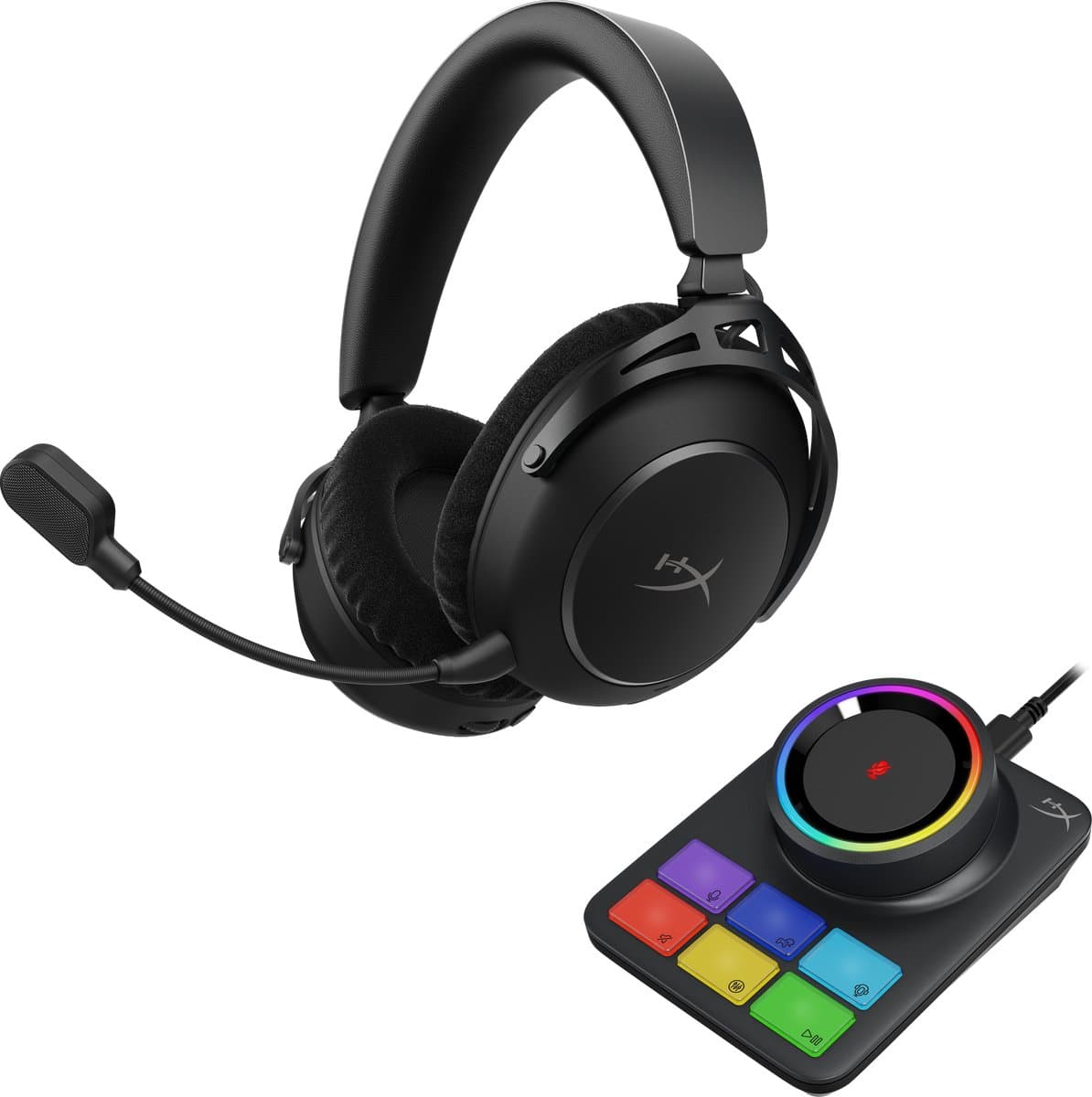 HyperX Cloud Alpha 2 Wireless Gaming Headset – 250 uur batterij, RGB Base Station, Dual Chamber 53mm drivers – Voor PC, PlayStation & Switch — afbeelding 1