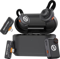 Hollyland Lark M2S Ultimate Combo (Camera RX+USB-C RX+Lightning RX) Wireless Lavalier Microphone for iPhone/Camera/Android/PC, Compact Mic, Titanium Clip, Noise Cancelling, Content Creation — thumbnail 1