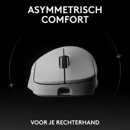Logitech G Pro X Superlight 2 DEX - Draadloze Gaming Muis - Lightspeed - Wit — thumbnail 2