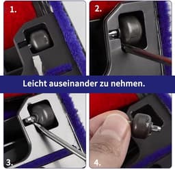 Geschikt voor Reserveonderdelen voor Dyson V8-wielen. Gerelateerde accessoires. Zachte pluche strips + assen + zwenkwielen. Reserveonderdelen voor Dyson V6, V7, V10 en V11 stofzuigers. Compatibel met Dyson V8. — thumbnail 3