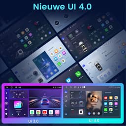 Awesafe Geschikt voor Renault Clio (2012 t/m 2016) - 2+64GB 4Core - 10.1 inch Android 14.0 CarPlay Autoradio - Draadloos CarPlay & Android Auto - Bluetooth & WiFi - GPS Navigatie — thumbnail 2
