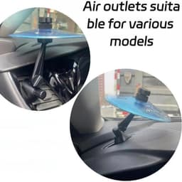 Auto Trommel - Anti-crash Bekkens voor Auto's - Vent Drum voor Auto Interieur - Autotrommel - Autospeelgoed - Mini-trommelbekken - Voor Autoventilatieopeningen - Goud — thumbnail 2
