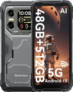 Blackview XPLORE 1 - Robuuste Smartphone - 5G - 48GB RAM - 512GB ROM - 20000mAh - 6.78 inch - Robuuste Telefoon - Nachtzicht - Android 15 - NFC - GPS - Zwart — thumbnail 1