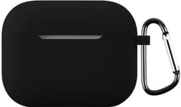 Telestore - hoesje geschikt voor AirPods Pro 3 soft case cover - zwart - TPU hoesje Beschermhoes - AirPods Pro 3 Cover - AirPods Pro 3 hoesje - Geschikt voor Apple AirPods Pro 3 - gel hoesje met sleutelhanger — thumbnail 1