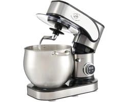 Keukenmachine 12L – Mixer met Mengkom RVS – Planetaire Mixer 2000W – Deegkneder – Keukenmixer met Garde & Klopper – Royal Swiss®