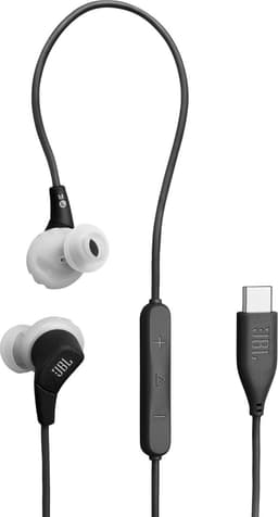 JBL Endurance Run 3 USB-C - Sport Oordopjes voor iPhone 15, 16 & 17 - Bedrade In-ear met FlipHook - USB-C Headset met Microfoon - IP65 Zweetbestendig - Hardlopen & Fitness - Zwart — thumbnail 2
