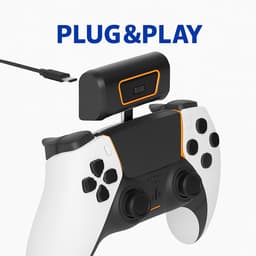 PS5 Controller Powerbank 2000mAh – draadloze oplader - Voor DualSense & DualSense Edge – Met 2 Ophanghaken voor controller en headset — thumbnail 4