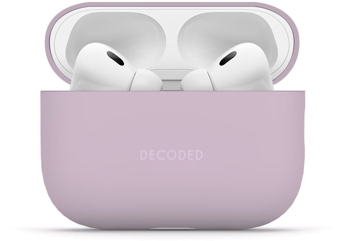 DECODED Siliconen AirPods Hoesje - Geschikt voor AirPods Pro 3 - Soft Touch Silicone - Ondersteund Draadloos Opladen - Valbescherming - Roze — afbeelding 1