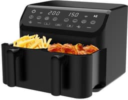 Winning Star St-9692 - Dubbele Airfryer - 9 Liter (2x 4.5l) - 2000w — thumbnail 1