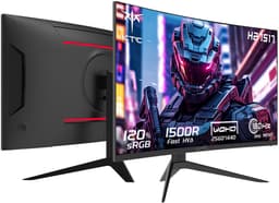 KTC H27S17 27" Curved Gaming Monitor - 1500R QHD 180Hz 1ms HDR10 FreeSync 120% sRGB — thumbnail 2
