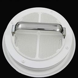 Witte dakventilator met vliegenbescherming voor caravan en boot — thumbnail 2