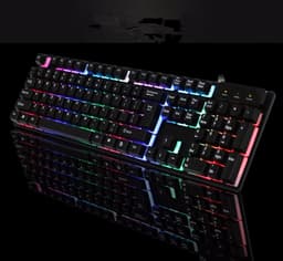 Gaming Toetsenbord  - Spatbestendig -  RGB Led Verlichting - QWERTY - Plug & Play - Anti Ghosting Functie - Levensduur : 15 miljoen klikken — thumbnail 4