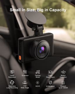 iZEEKER GD100 Dashcam 1080P met 3-inch LCD-scherm — thumbnail 4