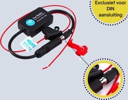 radio antenne versterker camper auto boot bus Autoradio FM AM signaal versterker / Booster rood — thumbnail 2