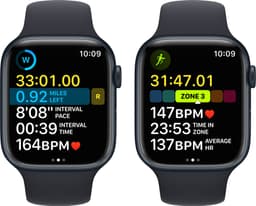 Apple Watch Series 8 - 4G- 45mm - Middernacht Aluminium — thumbnail 4