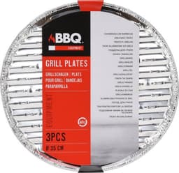 2x BBQ Barbecue Grillschalen Rond 3stuks — thumbnail 3