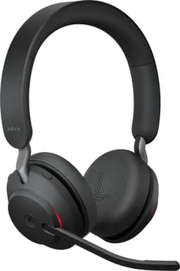 Jabra Evolve2 65 MS Stereo - Bluetooth Headset - on-ear - wireless - USB-C - noise isolating - black — thumbnail 2