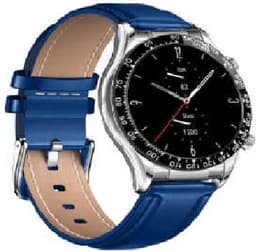 Darenci Smartwatch Superior Pro - Smartwatch heren - Activity Tracker - Touchscreen - Bluetooth bellen - Bluetooth muziek - Stalen band - Heren - Horloge - Stappenteller - Bloeddrukmeter - Verbrande calorieën - Zuurstofmeter -Waterdicht- Zilver/Blauw — thumbnail 2