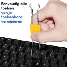 Ibley Keycap verwijderaar & keycap switch puller Zwart - 2 in 1 - Mechanisch Gaming toetsenbord schakelaar puller - Toetsverwijderaar — thumbnail 2