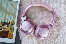 PowerLocus MoonFly Koptelefoon Over-Ear met Active Noise Cancelling, Draadloze Hoofdtelefoon, Voice Assistant Activation - Rose Gold — thumbnail 3