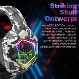 Spirit of Gamer Gaming Headset – Pc – gaming koptelefoon – 50mm speakers – kabellengte 1,20m – comfortabel – Artic Wit — thumbnail 5