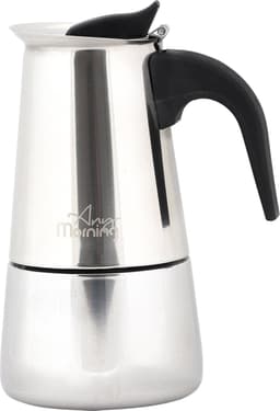 Any Morning Coffee Percolator - Espresso Maker voor Inductiekookplaat - Koffiezetapparaat - Moka Pot - 6 Kopjes Koffie - RVS - 300 ml — thumbnail 1
