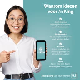 AirKing Torenventilator 94cm - Kolomventilator met Afstandsbediening - Ventilator staand met Timer - 3 Snelheidsstanden - Oscillatie & Dimbaar LED Scherm - Energiezuinig - Koelventilator voor Kamer - Zwart — thumbnail 3