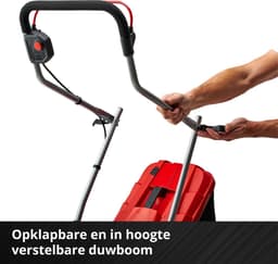 Einhell Accu Grasmaaier GE-CM 18/33 Li Kit - Power X-Change - 18 V/Li-Ion - Maaibreedte: 33 cm - Aanbevolen gazonoppervlakte: tot 200 m² - 30 L opvangzak - Maaihoogte: 25-65 mm - Incl. 4.0 Ah Accu en lader — thumbnail 5