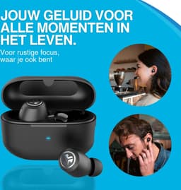 JLab Jbuds ANC 3 Draadloze Oordopjes - Active Noise Cancelling Oortjes Draadloos - 42 uur Batterijduur - Bluetooth Multipoint - Met Microfoon - Geschikt voor Android en Apple - Zwart — thumbnail 5