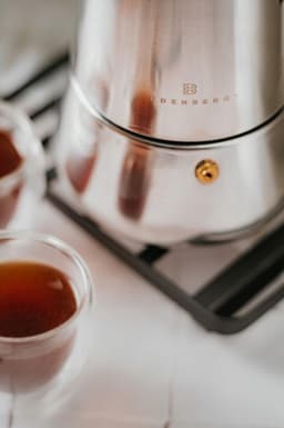 Edënbërg Percolator 4 kops - Espresso Maker - Roestvrijstaal - Zilver — thumbnail 3