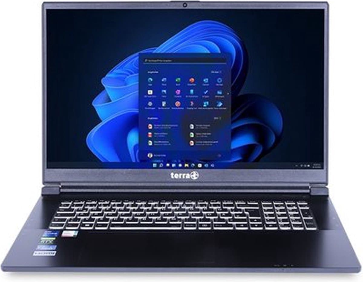 Terra Mobile 1778R 17.3" FullHD laptop - Intel Core i7-13700H - 64GB - 4.0TB M.2 SSD - Nvidia GeForce RTX3050 4GB - Windows 11 Pro — afbeelding 1