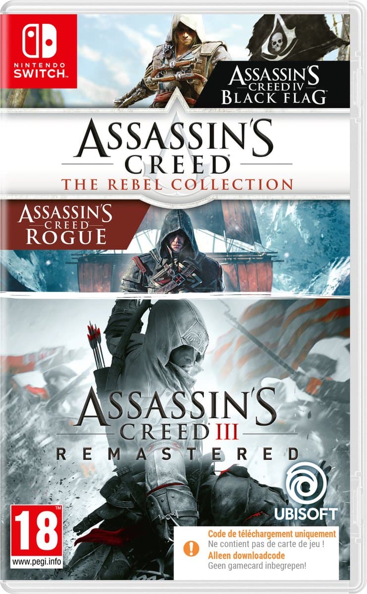 Assassins's Creed: Rebel Collection - Nintendo Switch - Code in a box — afbeelding 1