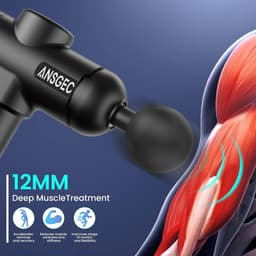 Massage Gun Professioneel - 30 Snelheden & 10 Hoofden - Stille Massagegun - Anti Schudden - Draagbare Apparaat - Lange Batterijduur - Incl. Koffer — thumbnail 2