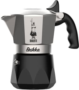 Bialetti Brikka Revolution 2 Kops – Espressopot met Crema – Aluminium Mokapot – Voor Authentieke Italiaanse Espresso — thumbnail 1
