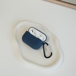 Shieldcase Case - beschermhoes geschikt voor Airpods Pro / 2 Pro silicone case - case geschikt voor Airpods Pro / Pro 2 hoesje - optimale bescherming - donkerblauw — thumbnail 4