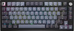 Corsair K65 Plus Draadloos Mechanisch Toetsenbord 75% - RGB – Corsair MLX Red Lineair – US Qwerty - Zwart/Grijs — thumbnail 1